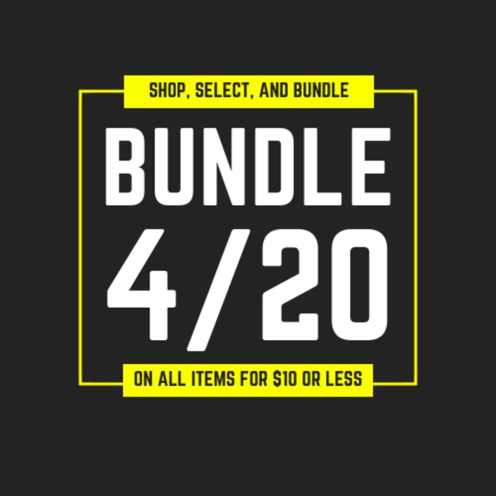 Bundle 4 items for $20